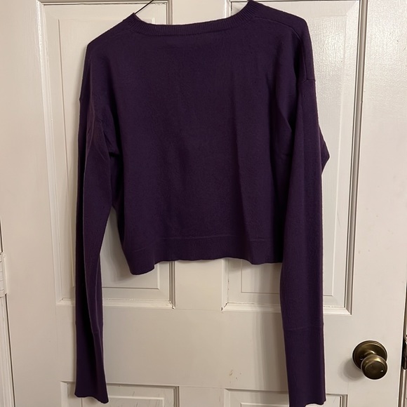 Marni Purple Crewneck Cropped Sweater size 40 - Picture 7 of 13